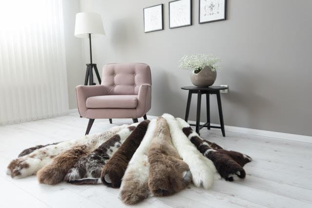 Natural sheepskin