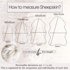 White Sheepskin Rug Long Wool 130×75 cm – Natural Hide