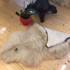 Exclusive Natural Sheepskin 120×70 cm – Premium Wool Rug