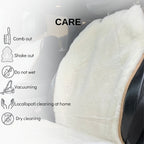 Beige Sheepskin Front Seat Covers – 100% Natural Universal Fit