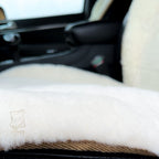 Maxi Sheepskin Car Seat Covers White (120×60 cm) – Natural Fur Universal Fit