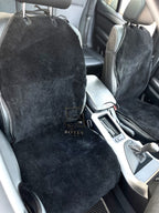 Maxi Sheepskin Car Seat Covers Black (120×60 cm) – Natural Fur Universal Fit