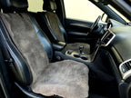 Mini Sheepskin Car Seat Cover Coffee (120×56 cm) – Natural Fur Universal Fit