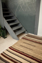Carpathian Wool Blanket “Pastel Bouclé” 190×220 cm – Premium Handmade Natural Wool