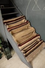 Carpathian Wool Blanket “Pastel Bouclé” 190×220 cm – Premium Handmade Natural Wool