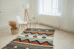 Carpathian Wool Blanket “Mountains” 150×210 cm – Premium Handmade Natural Wool