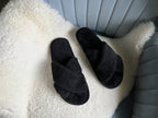 Sheepskin Fur Slippers – Soft Natural Wool Home Shoes (Sizes 36–41)