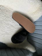 Sheepskin Fur Slippers – Soft Natural Wool Home Shoes (Sizes 36–41)