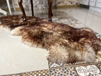 Sheepskin Rug 2-in-1 Copper Ombre (200×70 cm) – Natural Fur Carpet