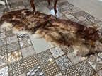 Sheepskin Rug 2-in-1 Copper Ombre (200×70 cm) – Natural Fur Carpet