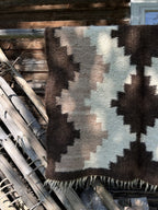 Carpathian Wool Blanket “Steps of Success” 140×200 cm – Premium Handmade Natural Wool