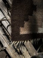 Carpathian Wool Blanket “Steps of Success” 140×200 cm – Premium Handmade Natural Wool