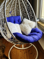 Handmade Sheepskin Pillow 45×45 cm – Natural Fur Cushion