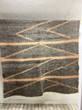 Carpathian Wool Blanket “Roads” 150×200 cm – Premium Handmade Natural Wool