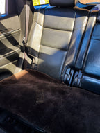 Sheepskin Rear Seat Covers Brown (140×50 cm) – Natural Fur Universal Fit