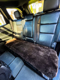 Sheepskin Rear Seat Covers Brown (140×50 cm) – Natural Fur Universal Fit