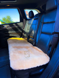 Sheepskin Rear Seat Covers Beige (140×50 cm) – Natural Fur Universal Fit