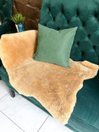 Beige Short Wool Sheepskin 110×60 cm – Natural Rug