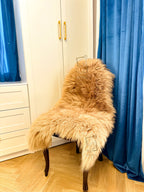 Caramel Sheepskin 110×60 cm – Natural Wool Rug