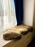 Cappuccino Sheepskin 110×60 cm – Natural Wool Rug