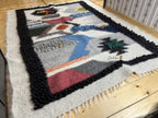 Carpathian Wool Blanket “Landscape” 150×200 cm – Premium Handmade Natural Wool