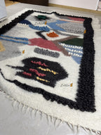 Carpathian Wool Blanket “Landscape” 150×200 cm – Premium Handmade Natural Wool