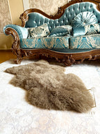 Cappuccino Sheepskin 110×60 cm – Natural Wool Rug