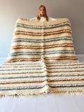 Carpathian Wool Blanket “Soft Bouclé” 190×220 cm – Premium Handmade Natural Wool