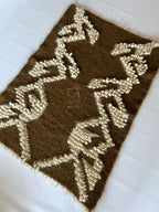 Wool Runner Rug “Chronicle” 90×150 cm – Handmade Natural Wool