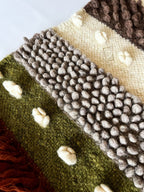 Wool Runner Rug “Forest Tale” 90×150 cm – Handmade Natural Wool