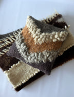 Decorative Wool Cushion “Graphite” 45×45 cm – Handmade | BOTEY