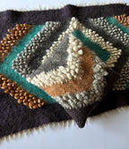 Decorative Wool Cushion “Graphite” 45×45 cm – Handmade | BOTEY