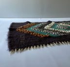 Wool Furniture Throw “Graphite” 70×150 cm – Handmade Natural Wool