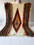 Wool Furniture Throw “Talisman” 100×150 cm – Handmade Natural Wool
