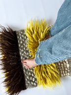 Wool Rug “Fairy Tale Mini” 50×60 cm – Handmade Natural Wool
