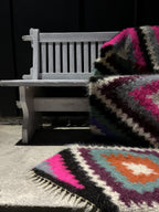 Carpathian Wool Blanket “Jerga” 200×220 cm – Premium Handmade Natural Wool