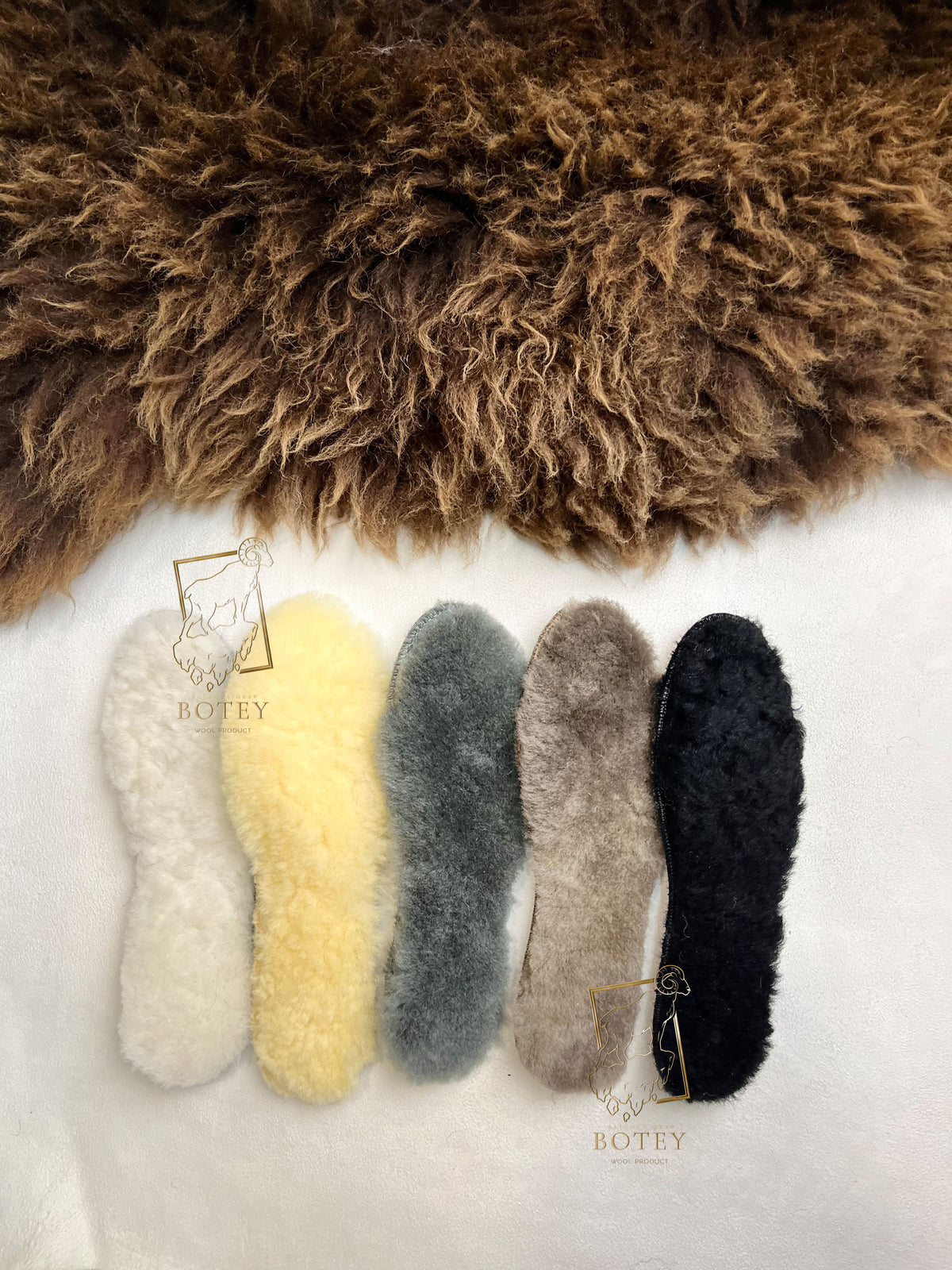Sheepskin Insoles 100% Natural – Warm Wool Shoe Inserts (Sizes 36–45)
