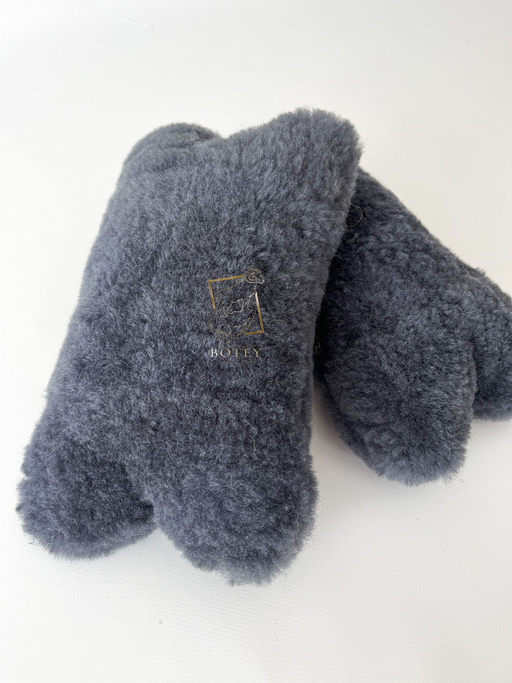 Sheepskin Headrest Pillow Grey – Natural Fur Universal Fit