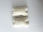 Sheepskin Headrest Pillow White – Natural Fur Universal Fit