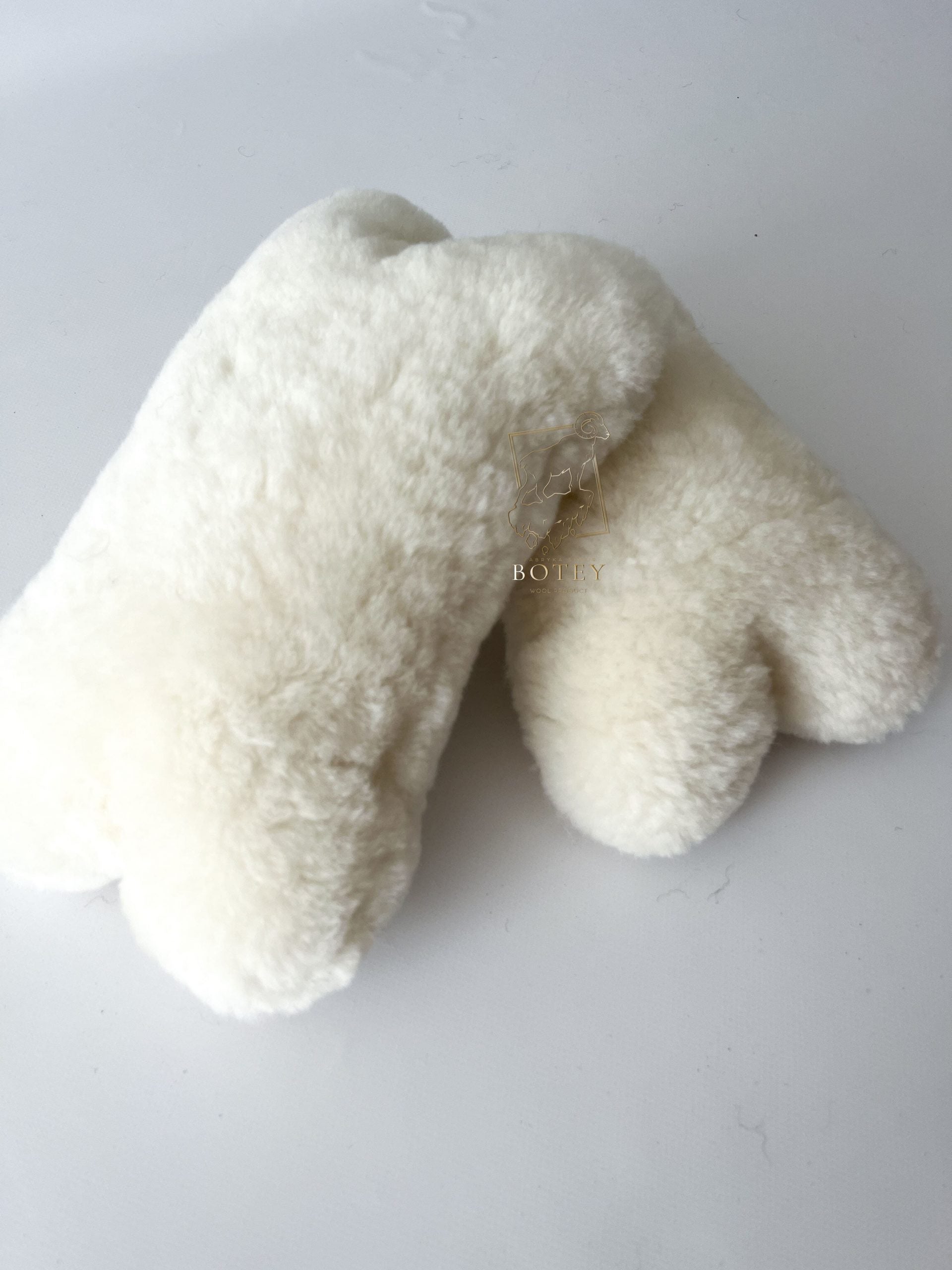 Sheepskin Headrest Pillow White – Natural Fur Universal Fit