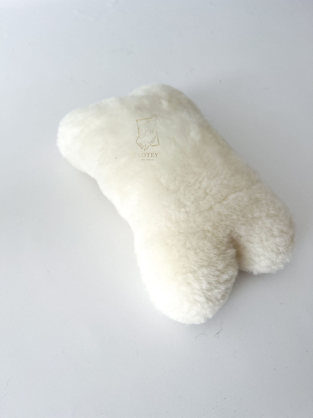 Sheepskin Headrest Pillow White – Natural Fur Universal Fit