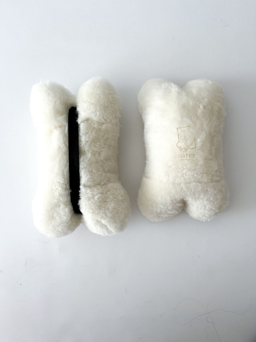 Sheepskin Headrest Pillow White – Natural Fur Universal Fit