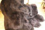 Sheepskin Rug 8-in-1 Brown (200×190 cm) – Natural Fur Carpet