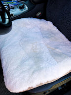 White Sheepskin Front Seat Covers (Patchwork) – 100% Natural Universal Fit