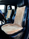 Mini Sheepskin Car Seat Covers Beige (120×56 cm) – Natural Fur Universal Fit