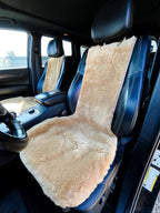 Mini Sheepskin Car Seat Covers Beige (120×56 cm) – Natural Fur Universal Fit
