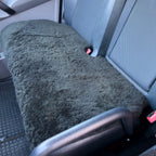 Sheepskin Van Seat Covers Set (1+2) Bottle Green – Natural Fur Universal Fit