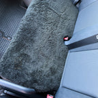 Sheepskin Van Seat Covers Set (1+2) Bottle Green – Natural Fur Universal Fit