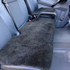 Sheepskin Van Seat Covers Set (1+2) Bottle Green – Natural Fur Universal Fit