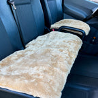 Sheepskin Van Seat Covers (1+2) Beige – Natural Fur Universal Fit